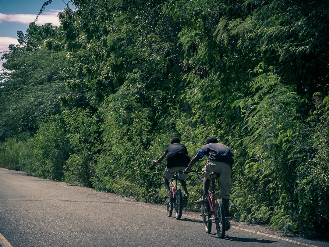 Group of road cyclists riding together outdoors on paved roads.