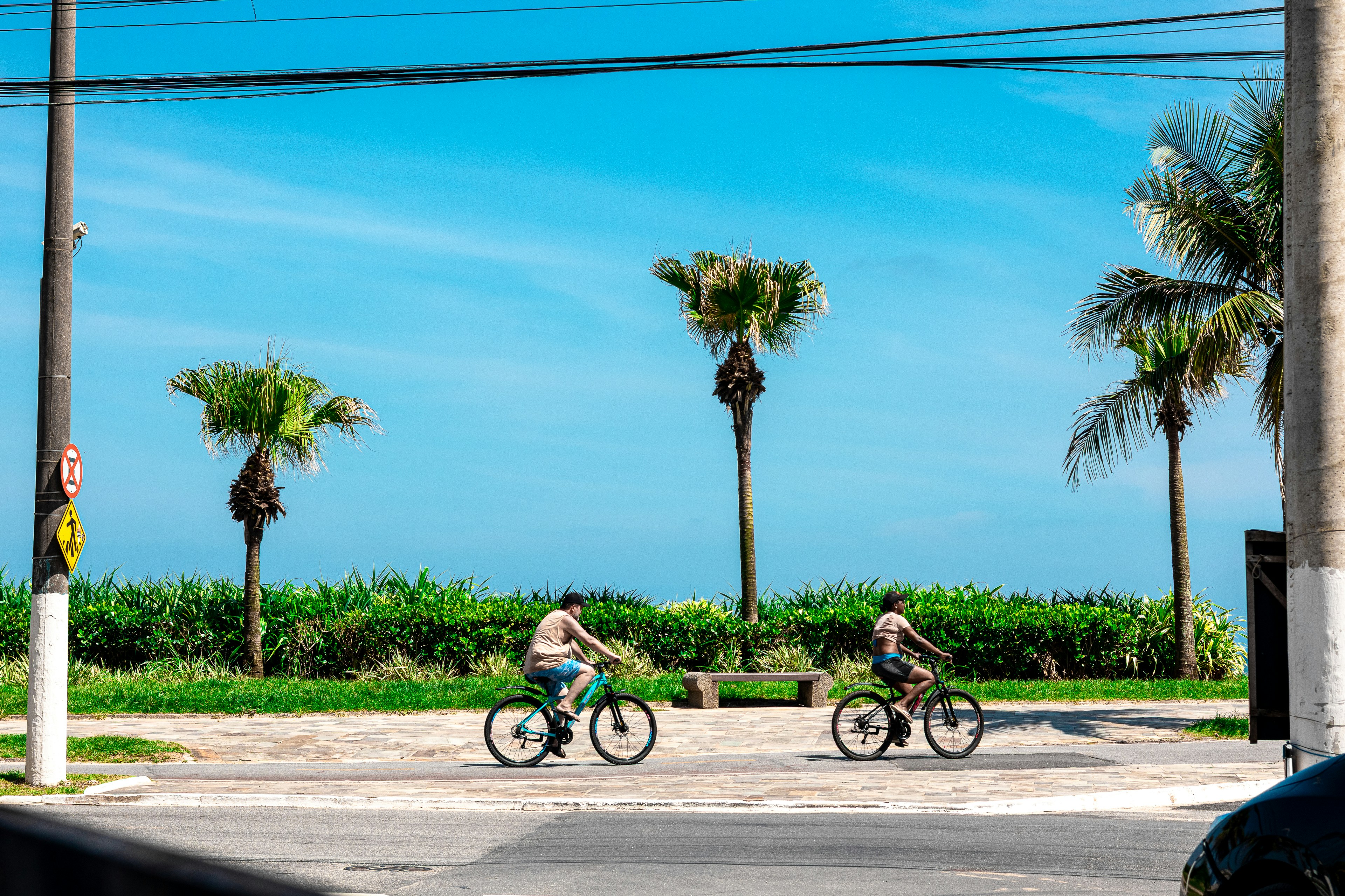 Cyclist riding a road bike outdoors in real conditions.